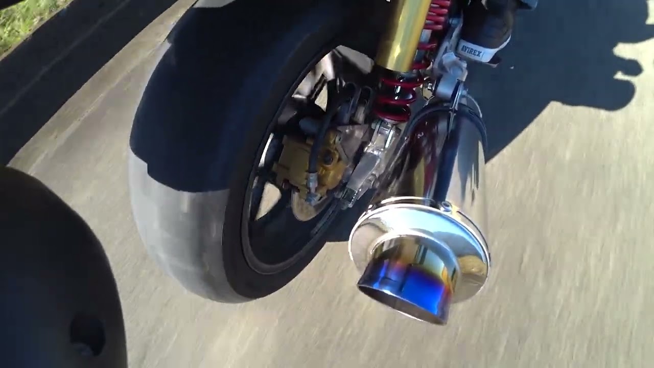 CB400SFマフラー走行音 アールズギア(R's Gear) ワイバンクラシック スリップオン チタンポリッシュ CB400SF/SB MH34-S3CT #cb400sf #ワイバン #マフラー