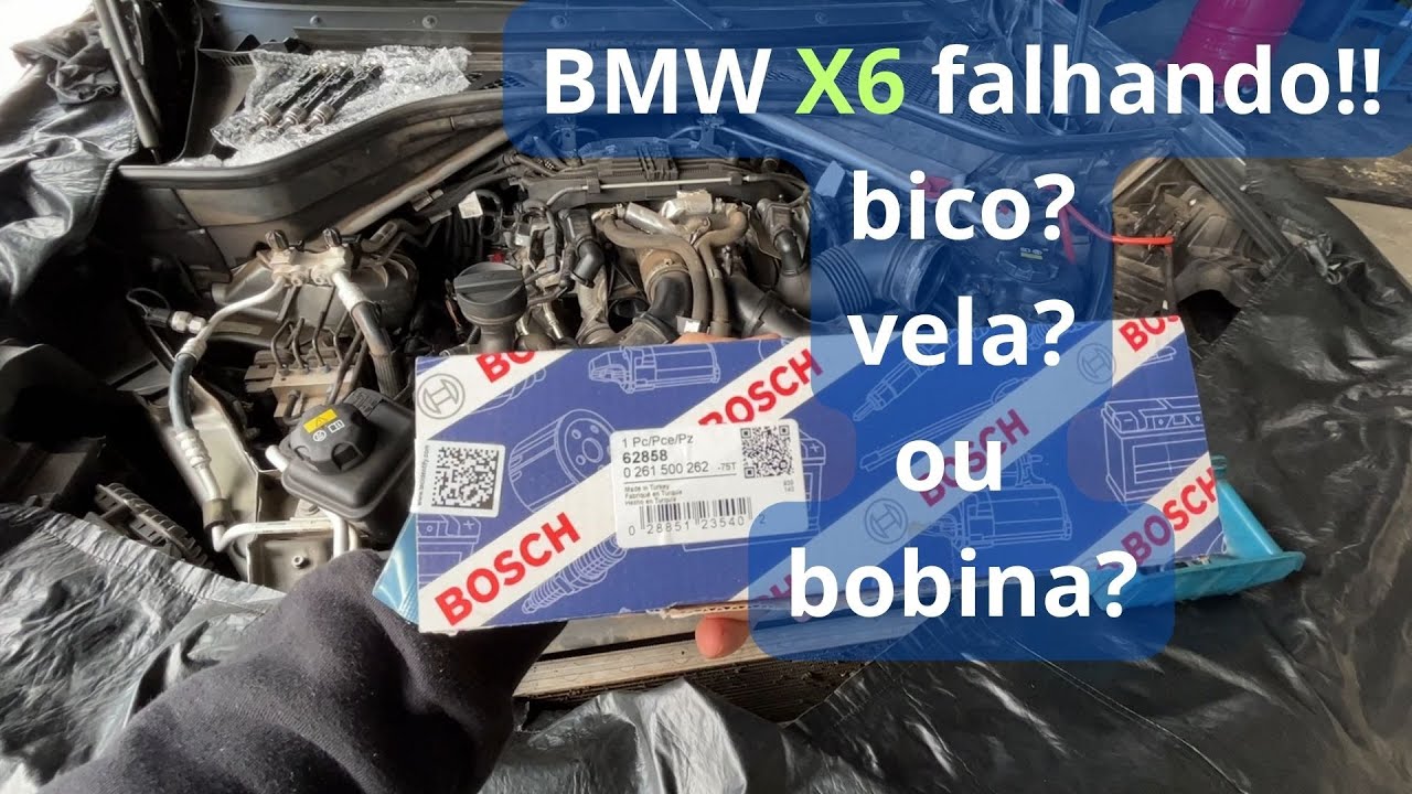 BMW X6 motor V8 Falha Injeção? vela? bobina? ou bico?