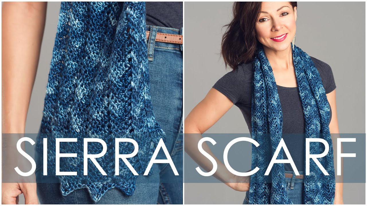 Easy, Step-by-Step: How to Crochet the Lovely, Beginner Friendly Sierra Scarf!