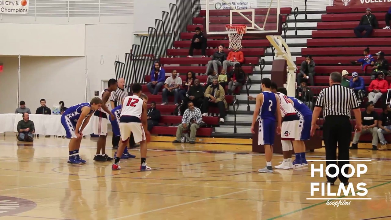 Southfield A&T/ Western Michigan Commit Michael Flowers Scores 29 points + Half Court Shot