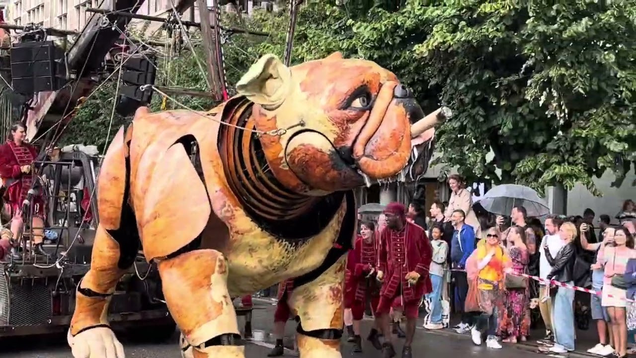 Royale de Luxe puppets in #Antwerp, Belgium