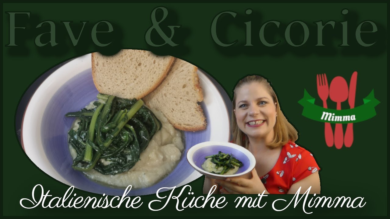 Saubohne & Löwenzahn - Fave e Cicorie - Italienische Traditionelles Rezept-