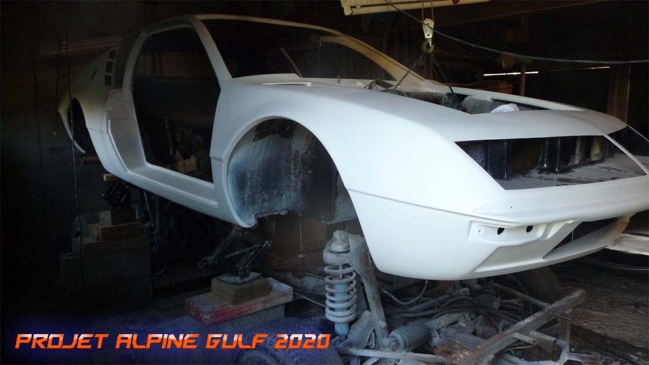 Alpine a310 - Séparation châssis de la coque