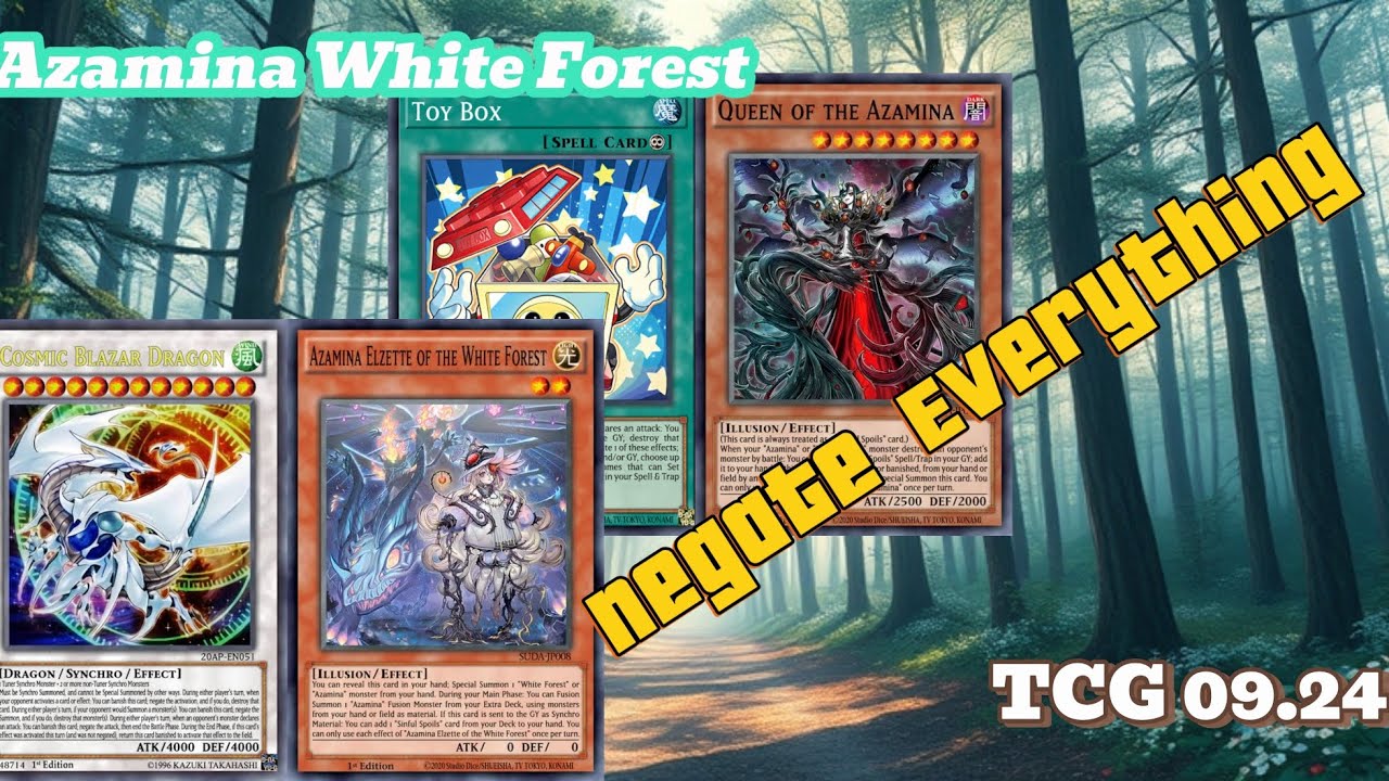 Azamina White Forest with Toy Box 