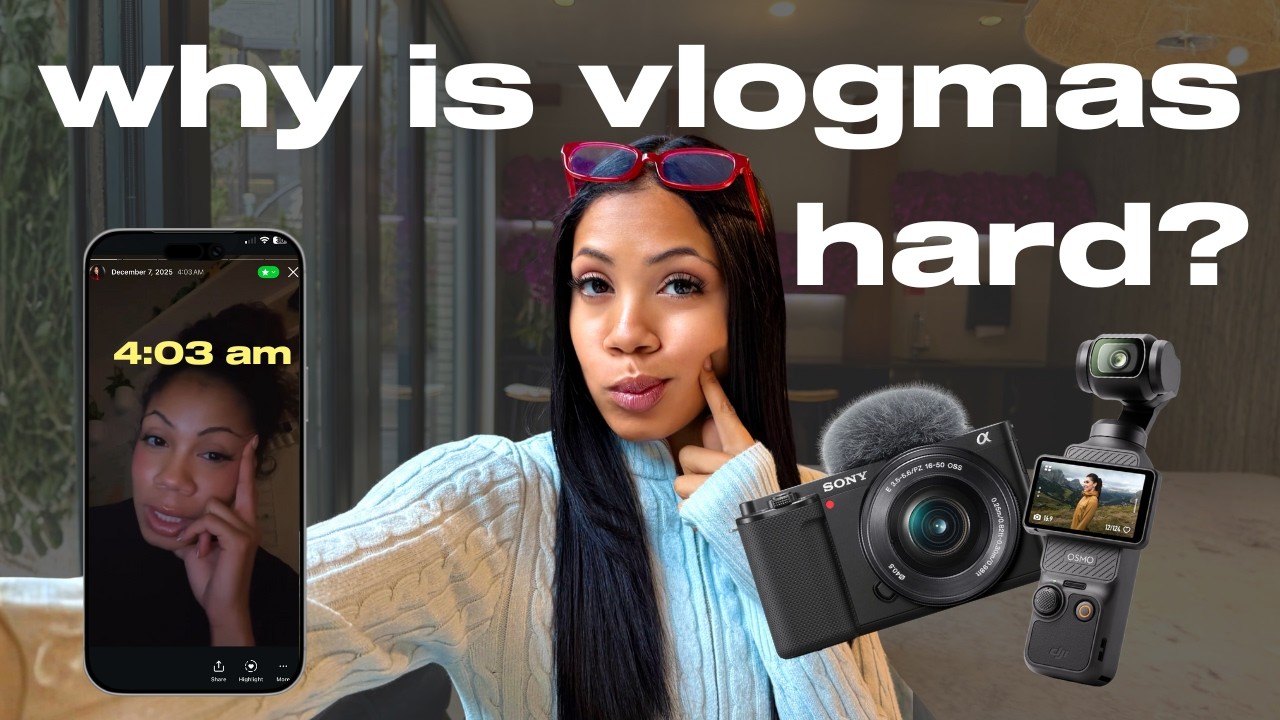 i crashed out during vlogmas (here's what i learned)