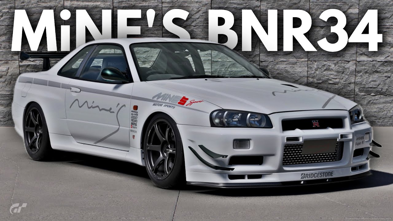 GT7 | Обзор базовой версии BNR34 GT-R N1 от MiNE | Gran Turismo 7