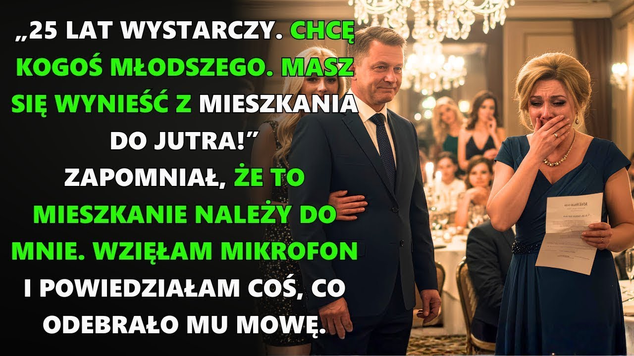 Po 25 latach mój mąż chciał kogoś młodszego… ale to, co powiedziałam, odebrało mu mowę ”