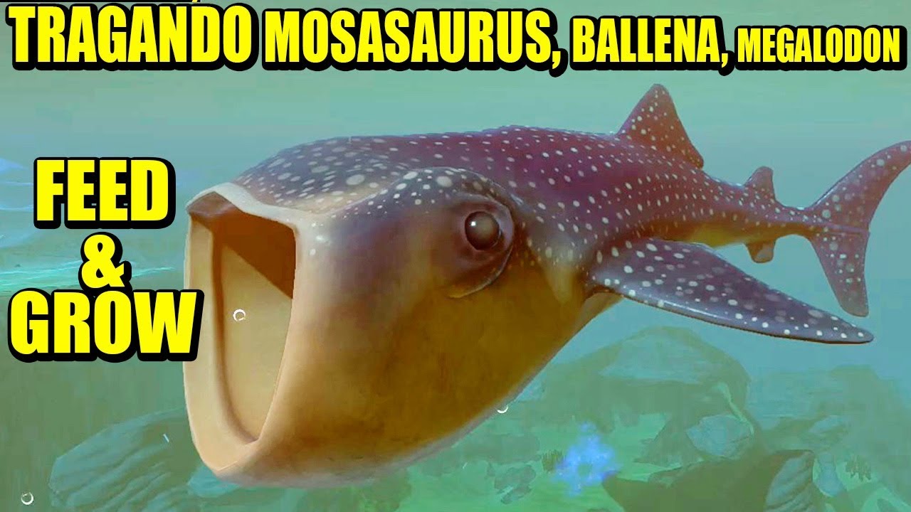TRAGANDO BOSSES: MOSASAURUS, MEGALODÓN, BALLENA... - FEED AND GROW FISH Actualización