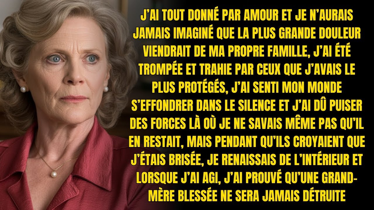 HISTOIRE VRAIE DE CETTE GRAND-MÈRE 👵💔 TRAHIE PAR SON FILS, ELLE LUI A DONNÉ LA PLUS DURE LEÇON!