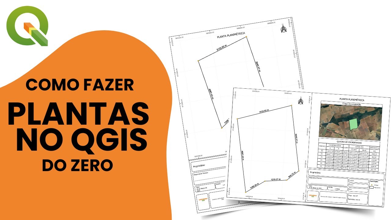 Como Fazer Plantas Georreferenciadas no QGIS do Zero em 2025