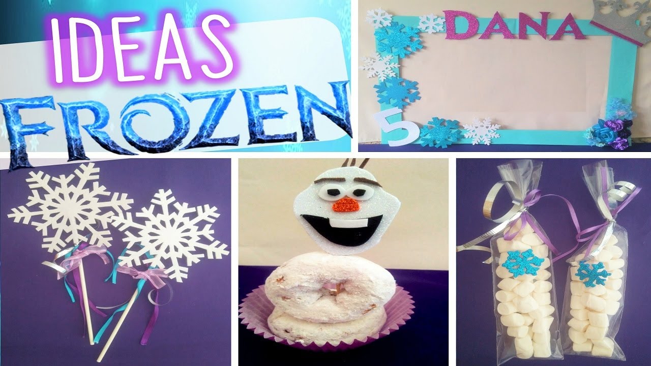❄️IDEAS para FIESTA FROZEN ❄️ Originales y muy bonitas!