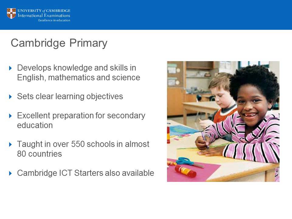 What is Cambridge Primary