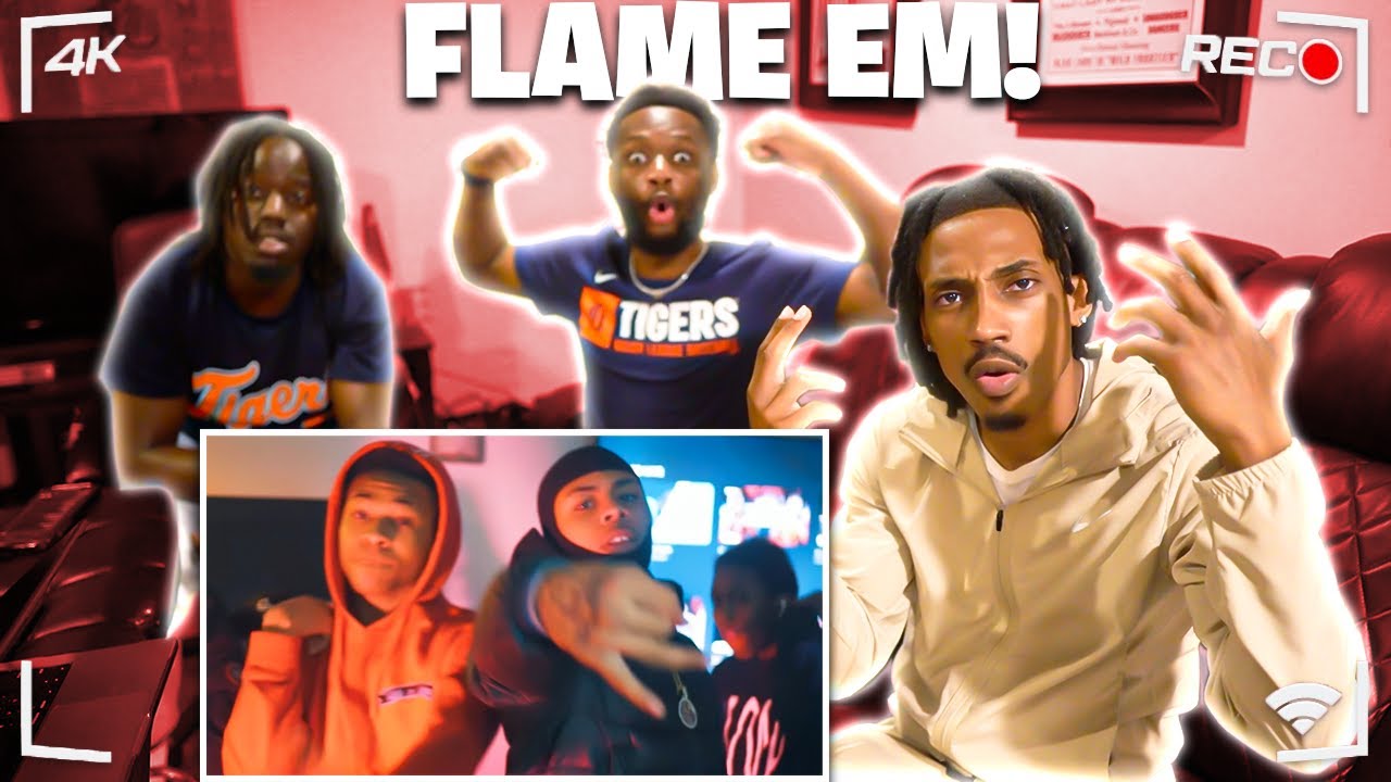 JO BANDZ x KAY FLOCK x SET DA TREND - FLAME EM | REACTION!