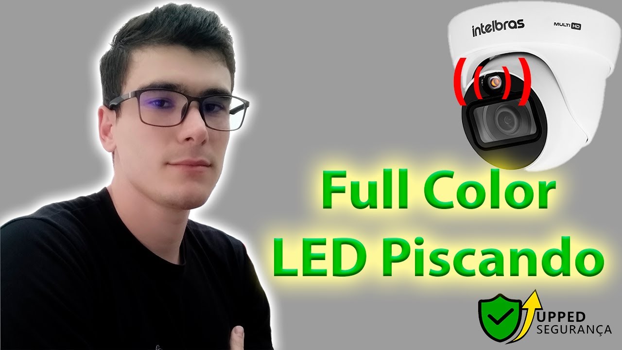Camera Full Color Intelbras Com LED Piscando