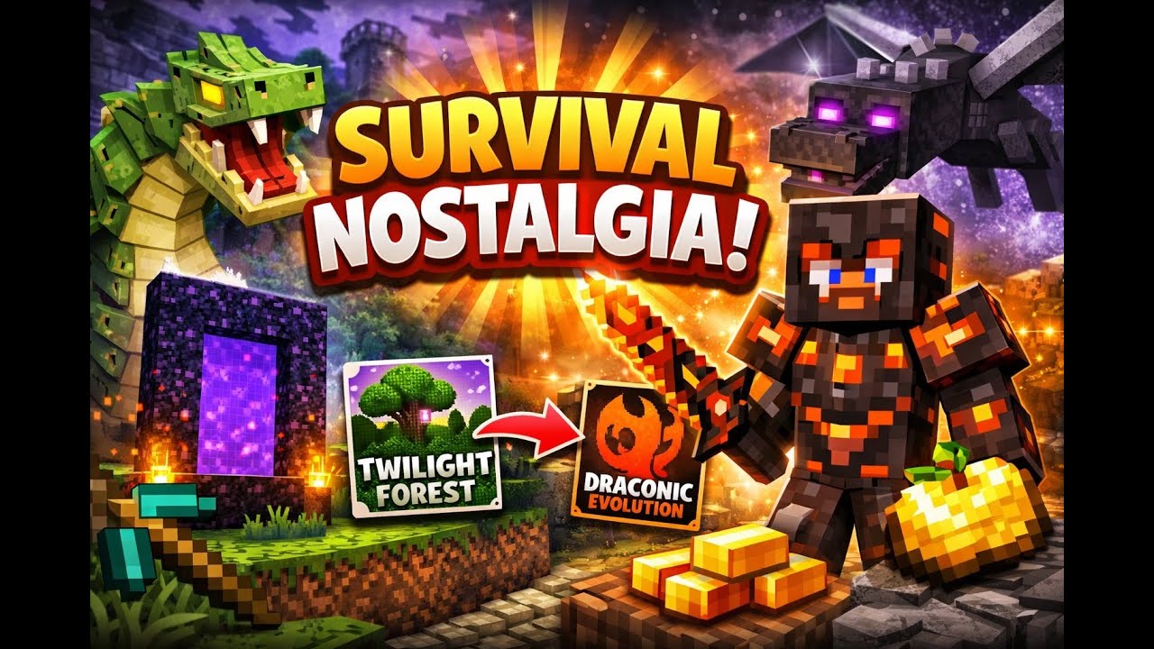 REVIVENDO A NOSTALGIA DO MINECRAFT 2016