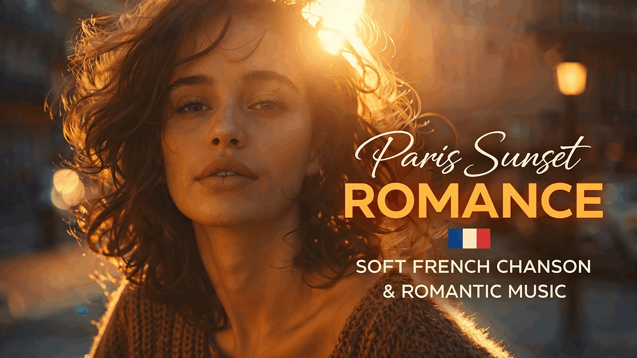 Романтика заката в Париже 🇫🇷 Нежный французский шансон