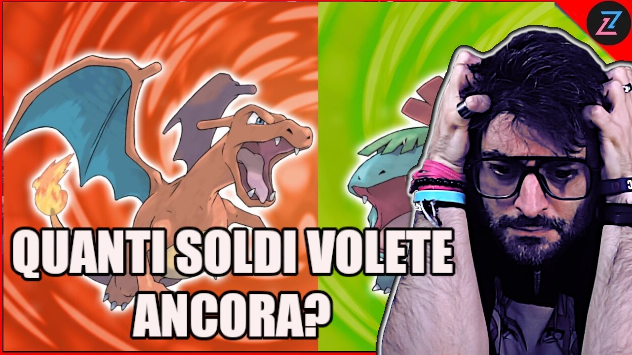 POKEMON ha superato il limite🔥20&euro; per POKEMON ROSSO FUOCO e VERDE FOGLIA