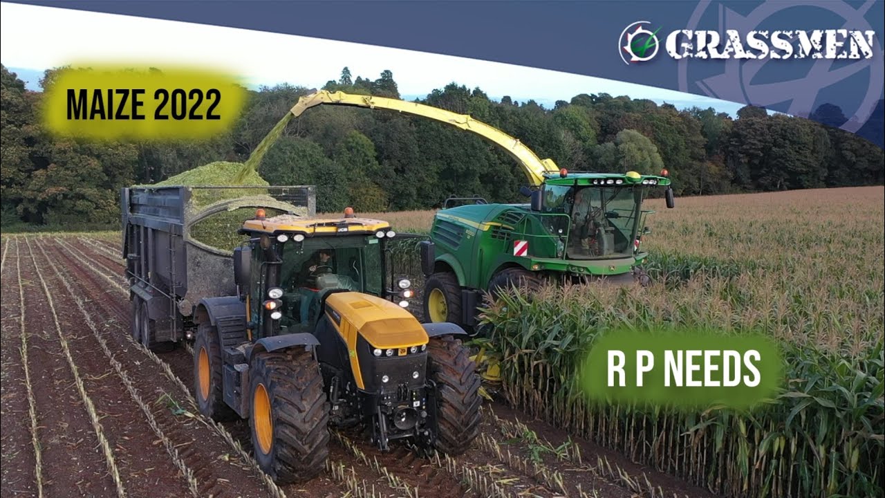 Tom on maize with R P Needs