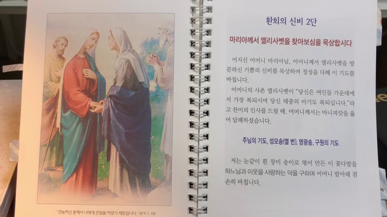 묵주기도로 드리는 9일기도 - 청원기도 21일째 환희의 신비