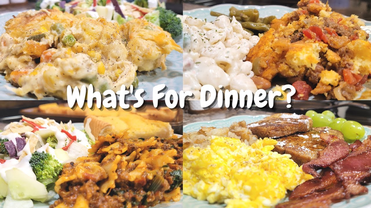 Chicken Pot Pie Bubble Up Bake - Crockpot Beef & Pasta Bake - Pumpkin French Toast - Hamburger Pie