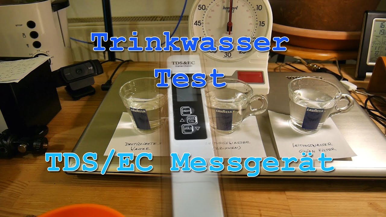 Test TDS EC Messger&auml;t f&uuml;r Trinkwasser Leitungswasser Wasserqualit&auml;t ► unter 10 Euro