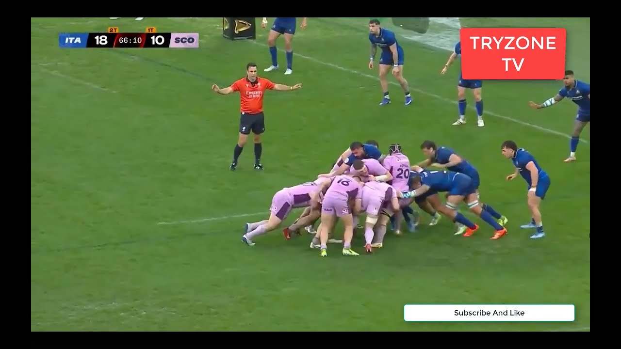 Italy vs Scotland Rugby Highlights | All Tries |  February 7, 2026