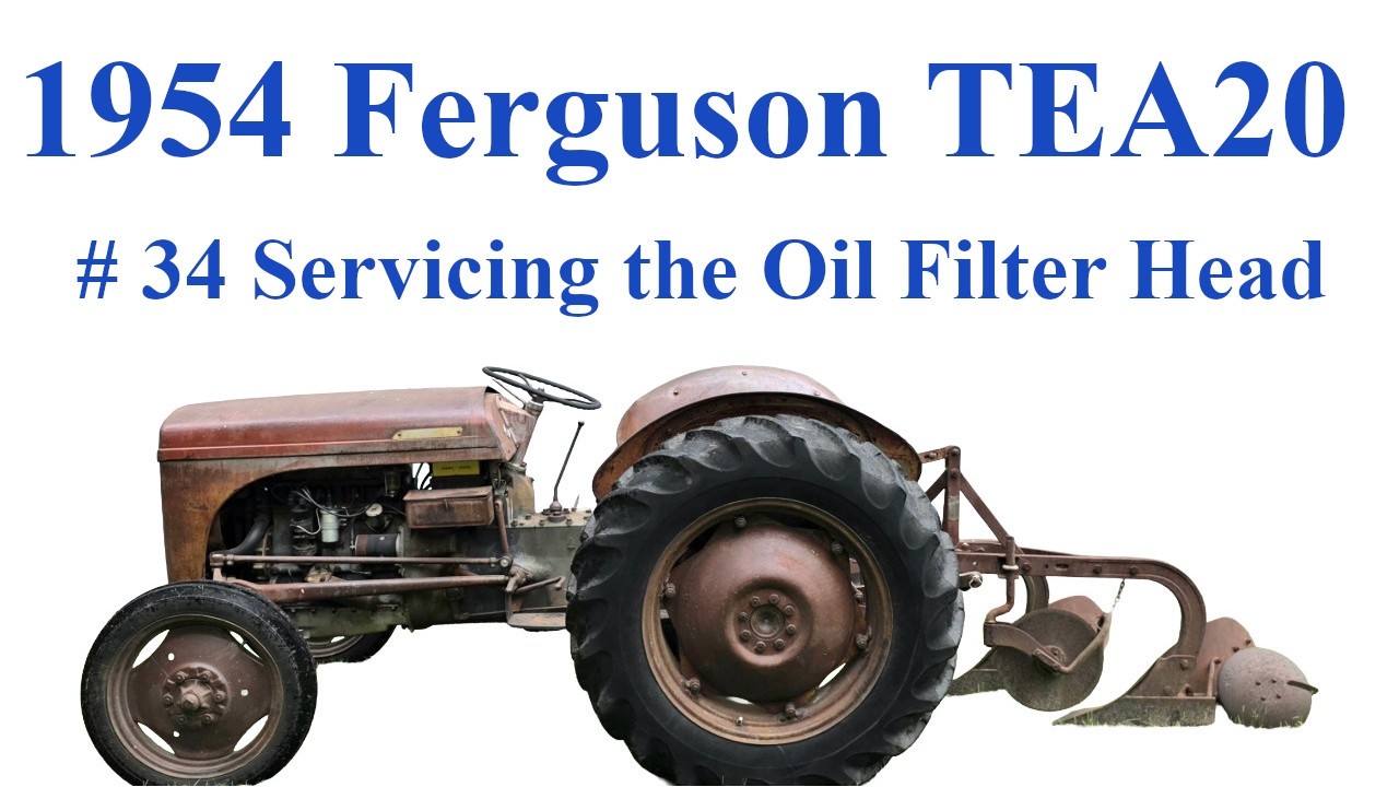 Sparex Ferguson TE20 # 34 The Engine Oil Filter Head