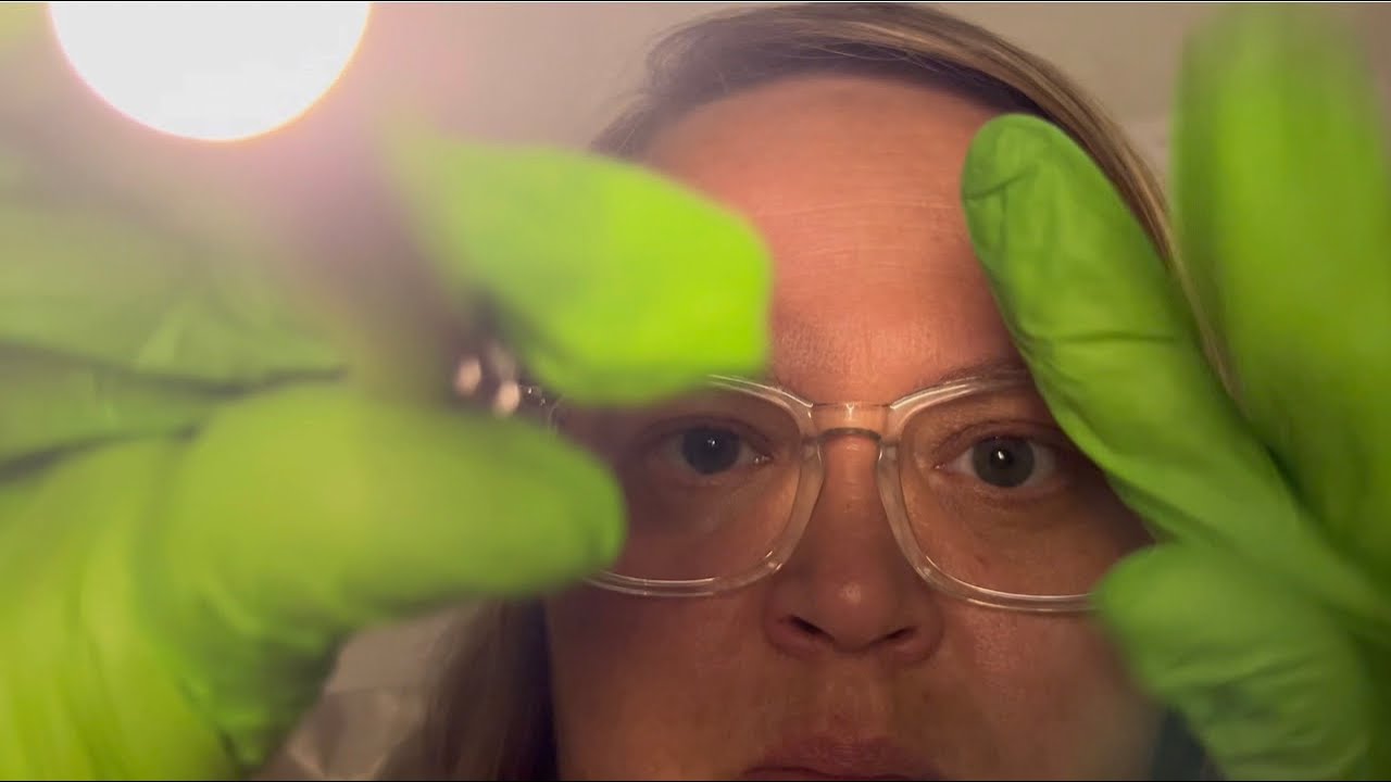 Detailed VERY TINGLY Eye Exam | Light & Visual Triggers | ASMR EYE Doctor | Follow the LIGHT Tingles