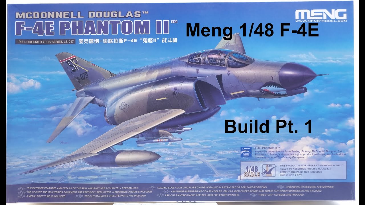 Meng 1/48 F-4E Phantom II Build Pt. 1