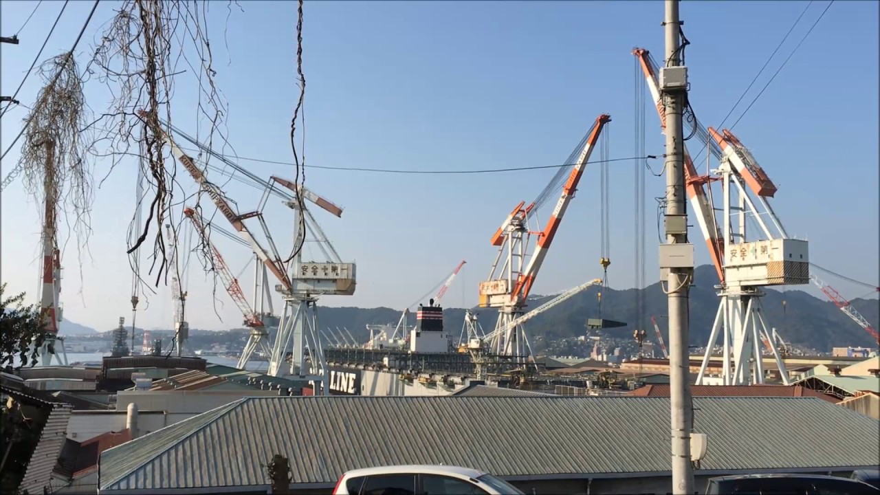 JMU呉事業所　ジブクレーン　動き