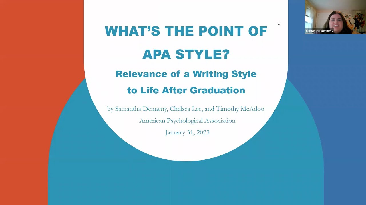 What’s the Point of APA Style? Relevance of a Writing Style to Life After Graduation