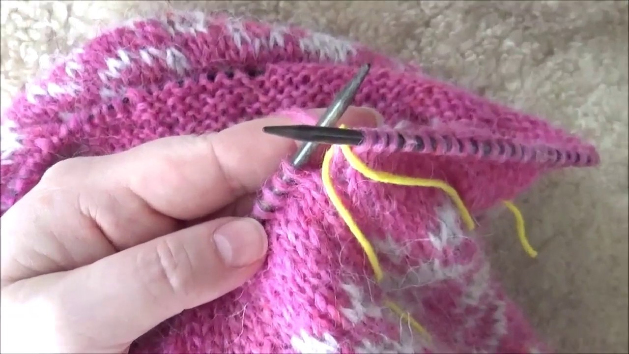 Forkorta pinner med German Short Rows-teknikken