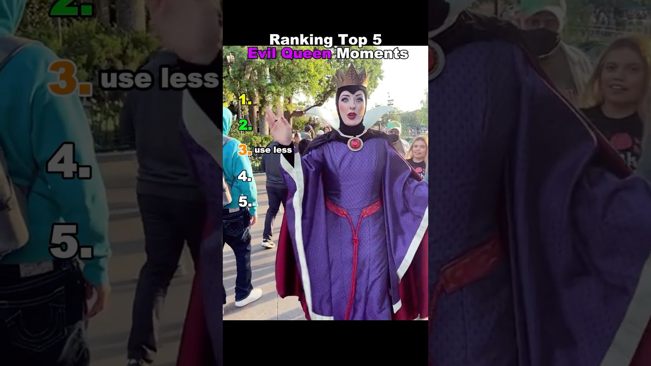 Evil Queen Moments at Disneyland #Disneyland #disney #disneyparks #savage #evilqueen