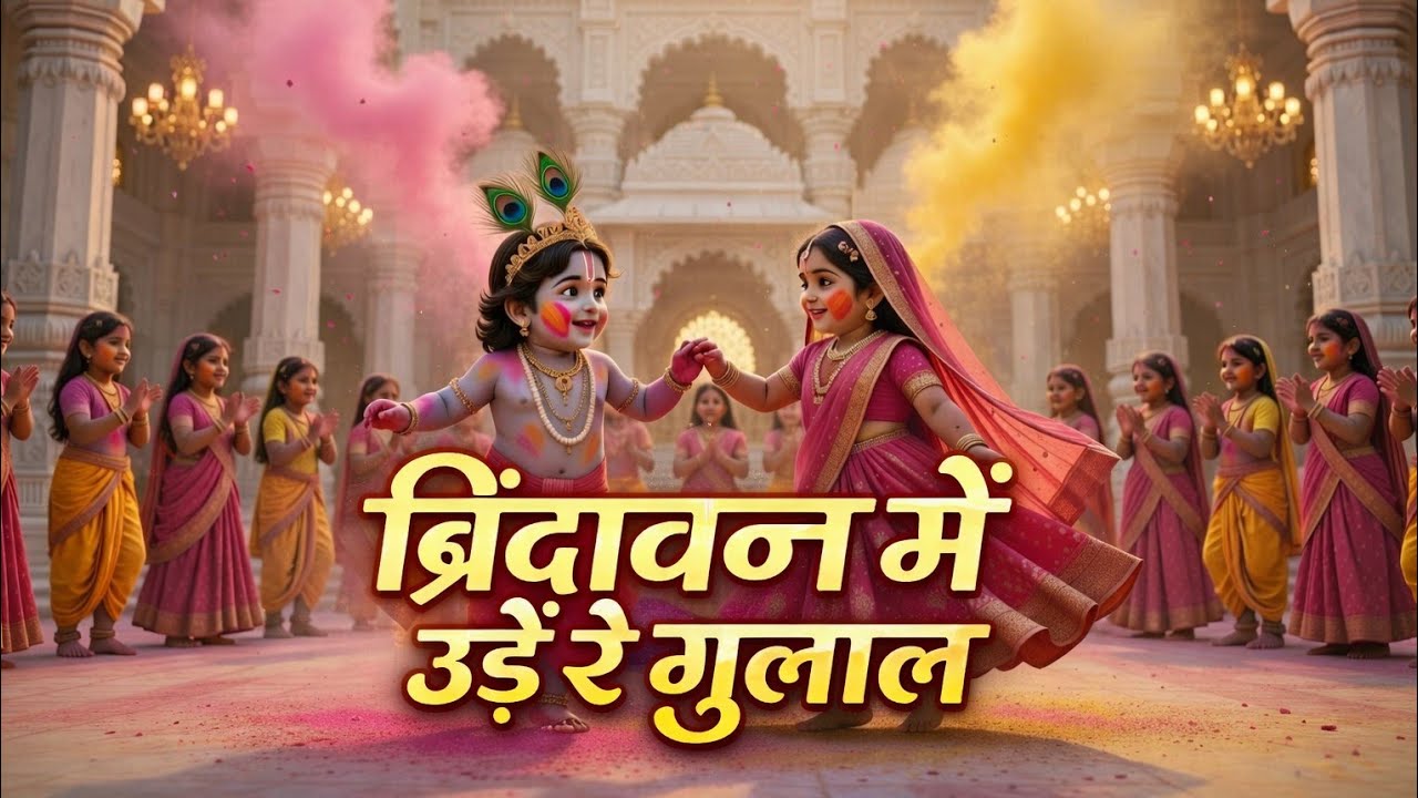 ब्रिंदावन में उड़े रे गुलाल |Vrindavan mein udere gulal | Super Hit Holi Bhajan 2026 |#holi  