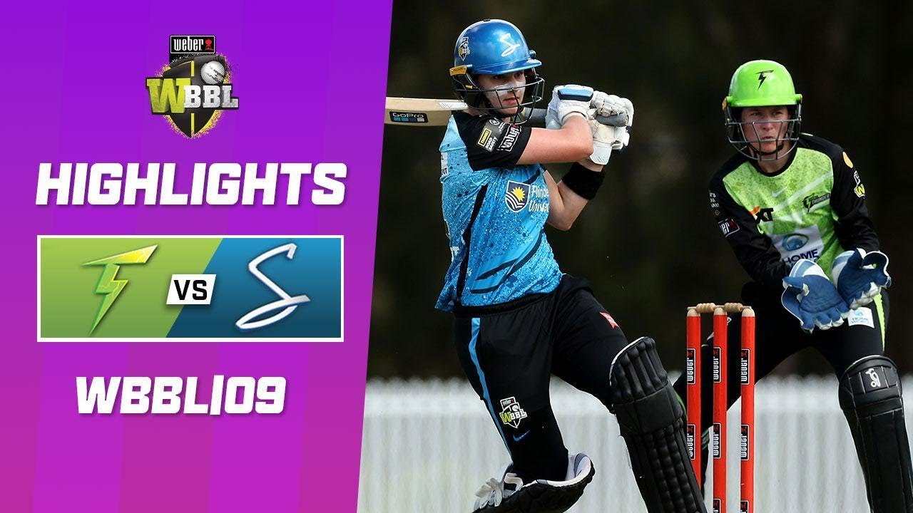 Sydney Thunder v Adelaide Strikers | WBBL|09