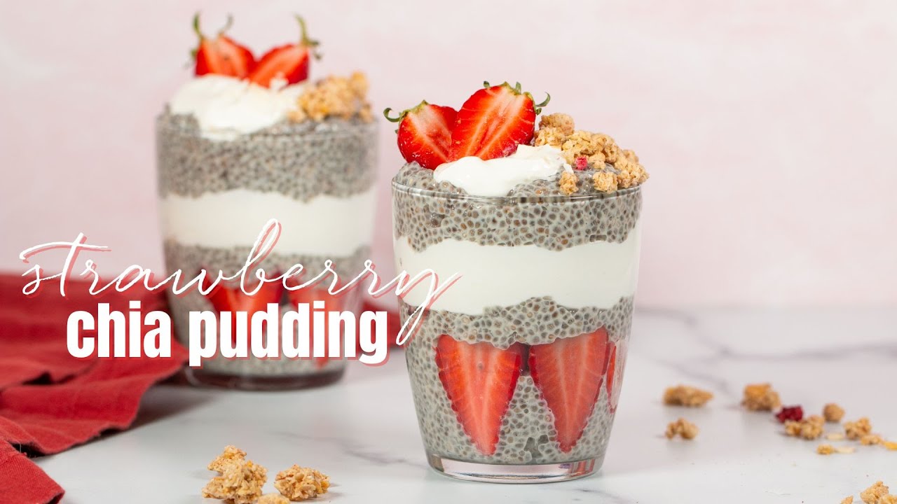 Vegan Strawberry Chia Parfait