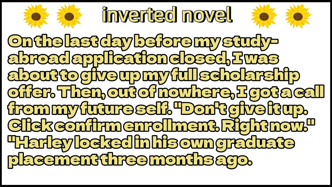 On the last day before my study-abroad application closed,I was about to give up my full scholarship