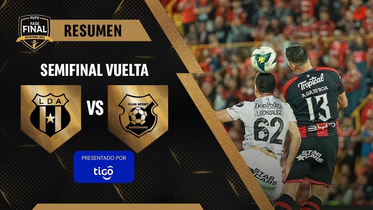 Resumen: Alajuelense 2-2 Herediano / Apertura 2024