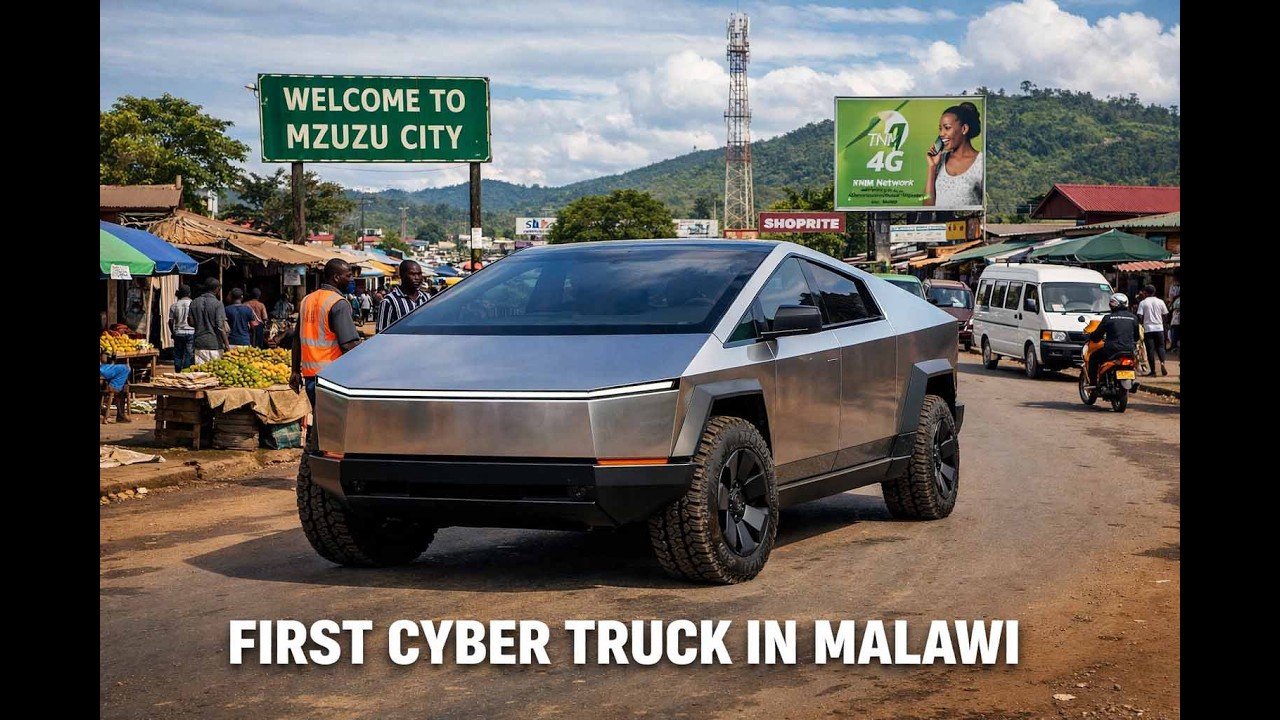 First cyber truck in malawi - Malumbo sichinga chats with Alan's theory of Cyberlocos