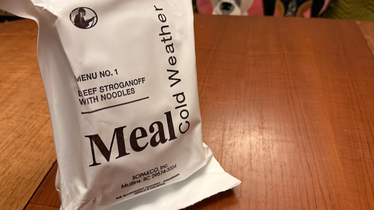 2024 US meal cold weather  Beef Stroganoff with Noodles artic freeze dried review taste test.
