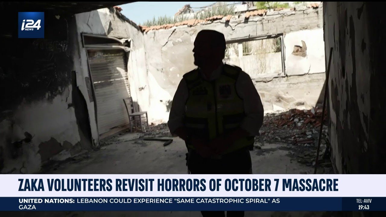 ZAKA Volunteers revisit horrors of October 7th massacre