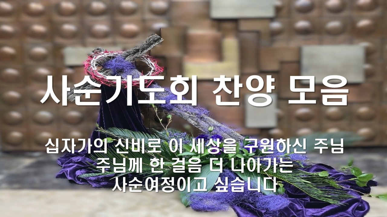 [ 사순기도회 찬양 모음 - 은총 가득한 사순여정을 위하여] 십자가의길 순교자의 삶#어서돌아오오#골고타길#십자가바라보면서#주의친절한팔에안기세#복음성가#이마르티노