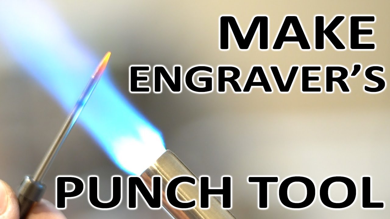 How to Make Engraver's Punch, Sculpting Tool - VERY QUICK and EASY!