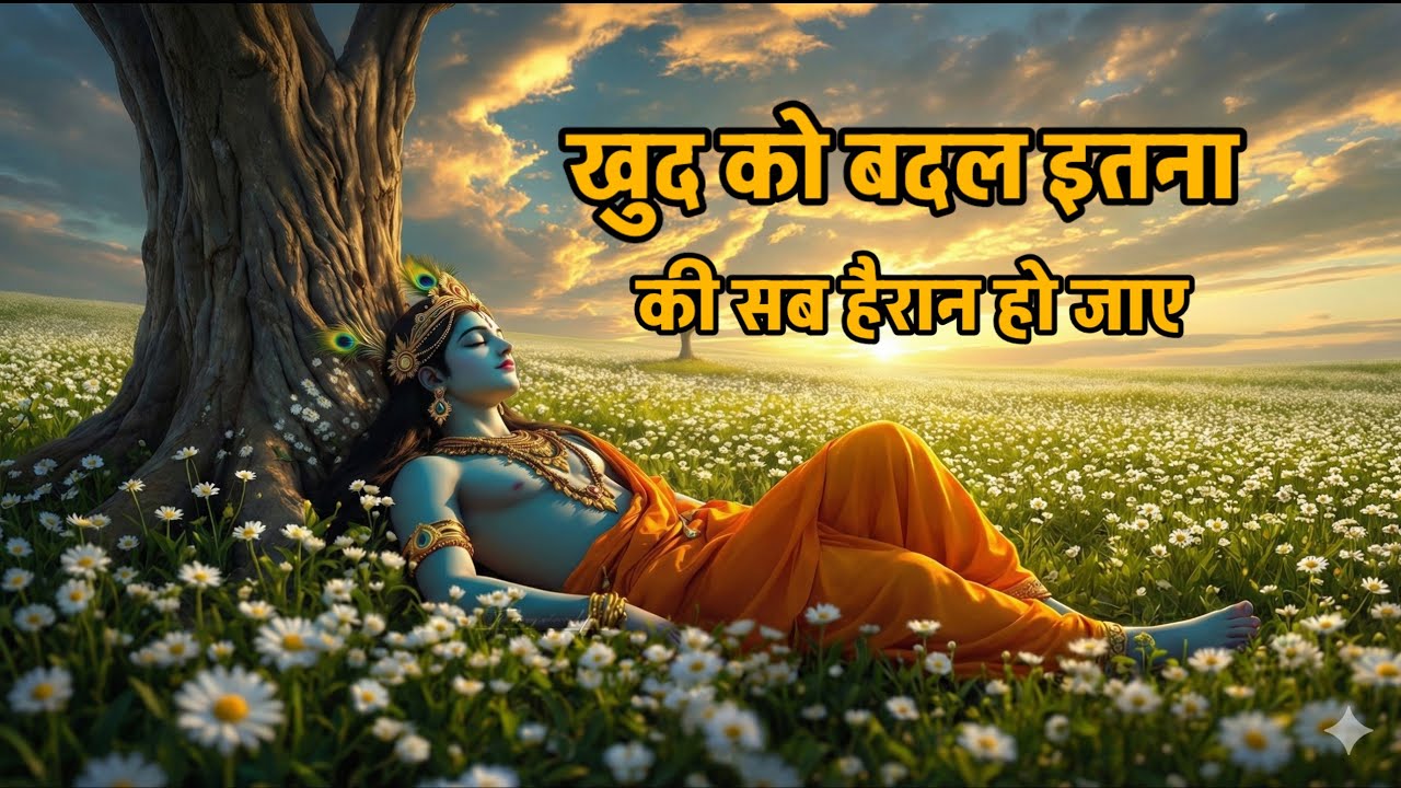 खुद को इतना बदले की सब हैरान हो जाए  ! Bhgwat Geeta Saar  | Best Krishna Motivational Vani