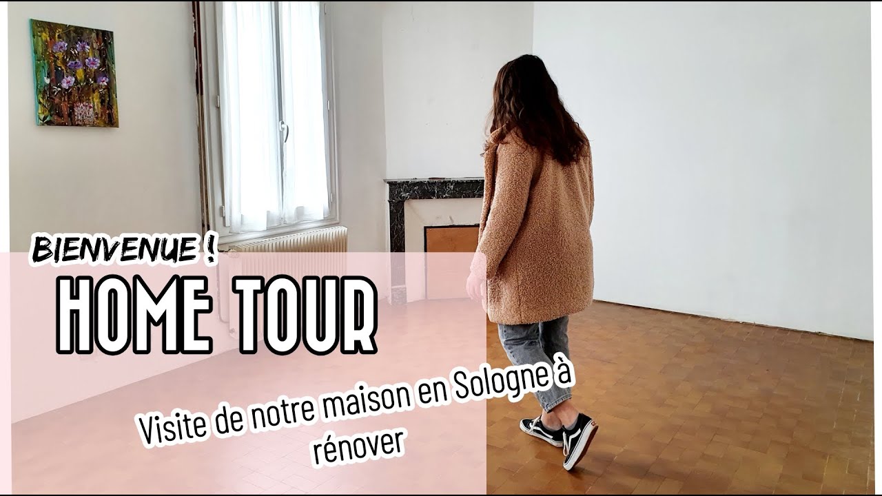 HOME TOUR avant rénovation 🌳 Nous avons acheté une maison en Sologne