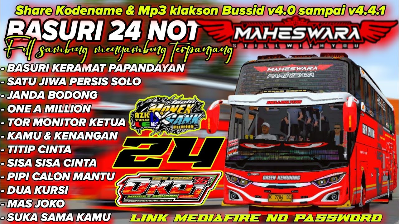 AKTOR VIRAL JOIN TREND🤘 BASURI BUS GREEN KEMUNING MAHESWARA TERBARU! KODENAME  MP3 BUSSID V4.4.1