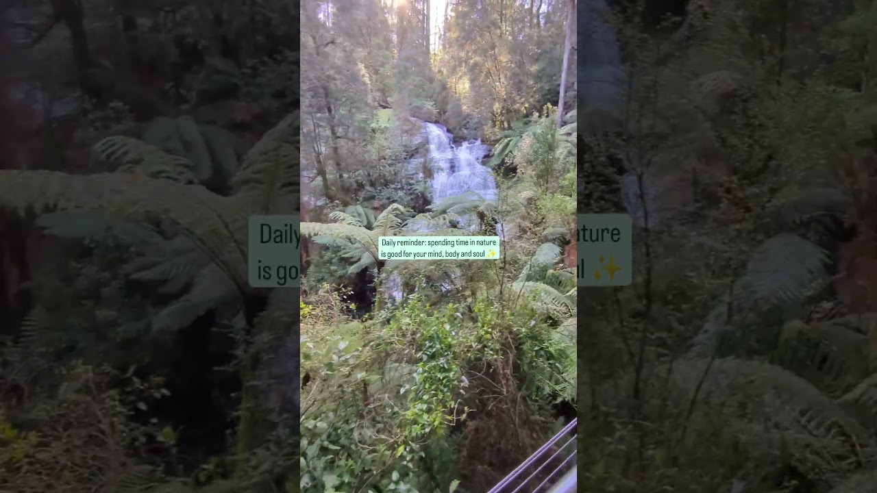 Spending time in nature is good for your mind, body & soul 🌿 #nationalpark #waterfalls #mentalheath