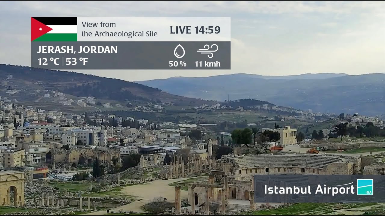 Today for IGA ISTANBUL AIRPORT screens - THE WORLD LIVE customized version | earthTV