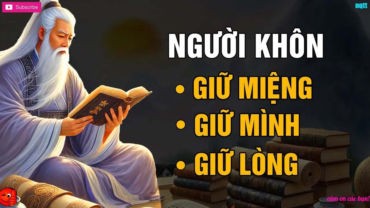 Cổ Nhân Dạy   NGƯỜI KHÔN Luôn Biết Giữ MIỆNG Giữ MÌNH Giữ LÒNG   Triết Lý Cuộc Sống Hay Nhất