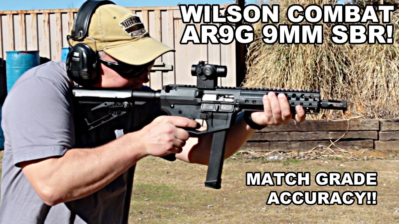Wilson Combat AR9G Short Barreled Rifle! Match Grade 9mm